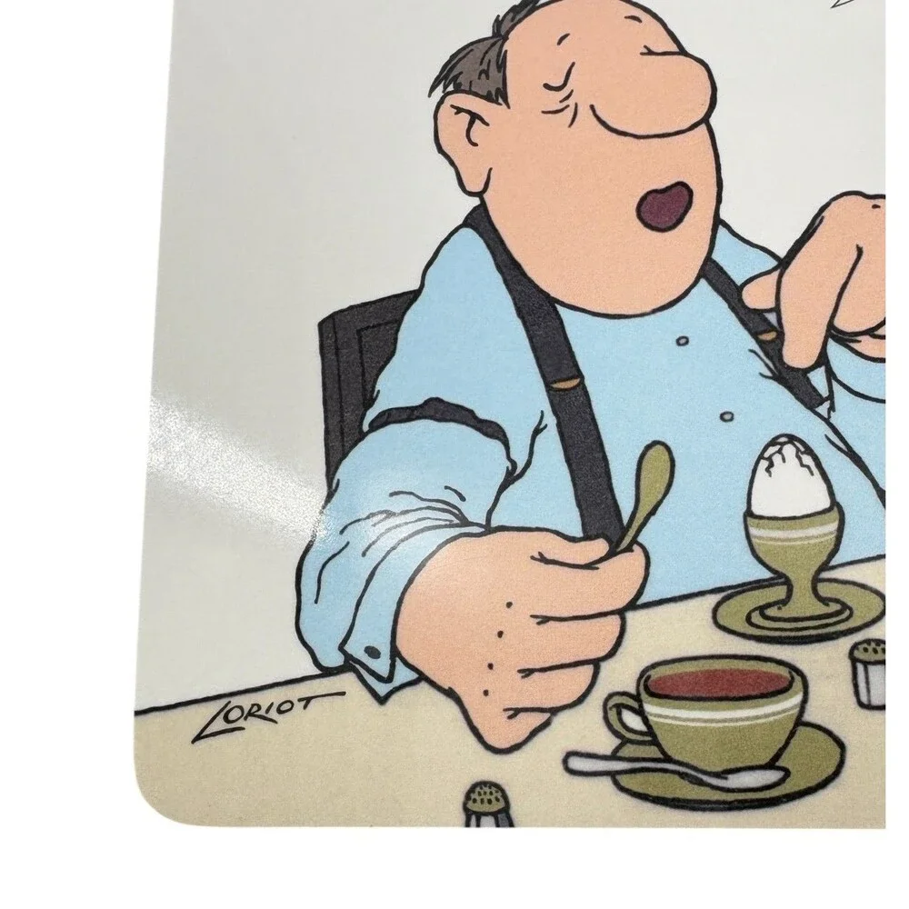 German breakfast board German humorist Loriot - 